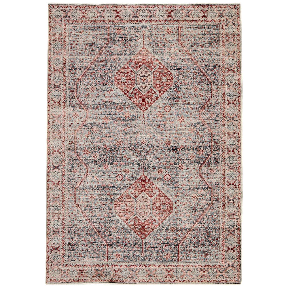 Antique Traditional Medallion 7903A NMJ38 Rug in Red Blue